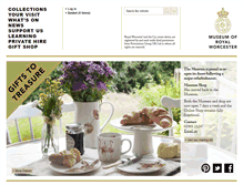 Tablet Screenshot of museumofroyalworcester.org